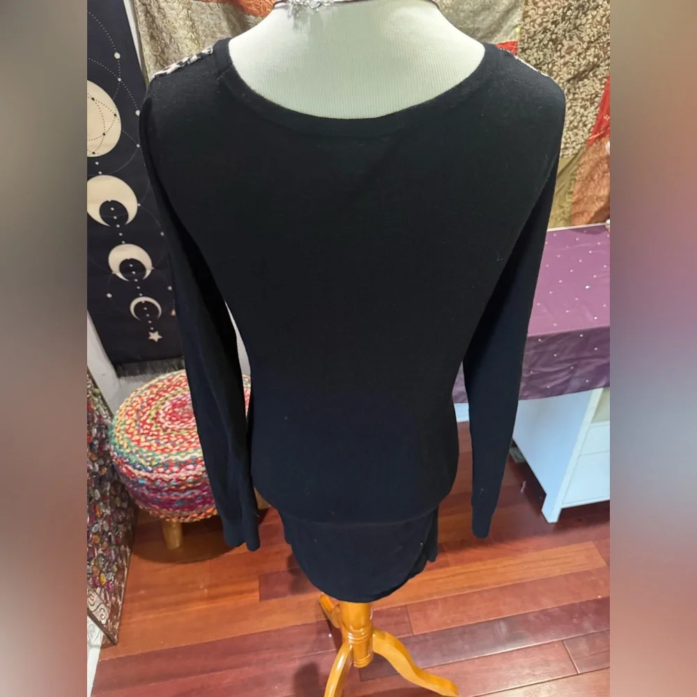 Ultra Flirt Animal Print Long Sleeve Dress - Picture 3 of 4